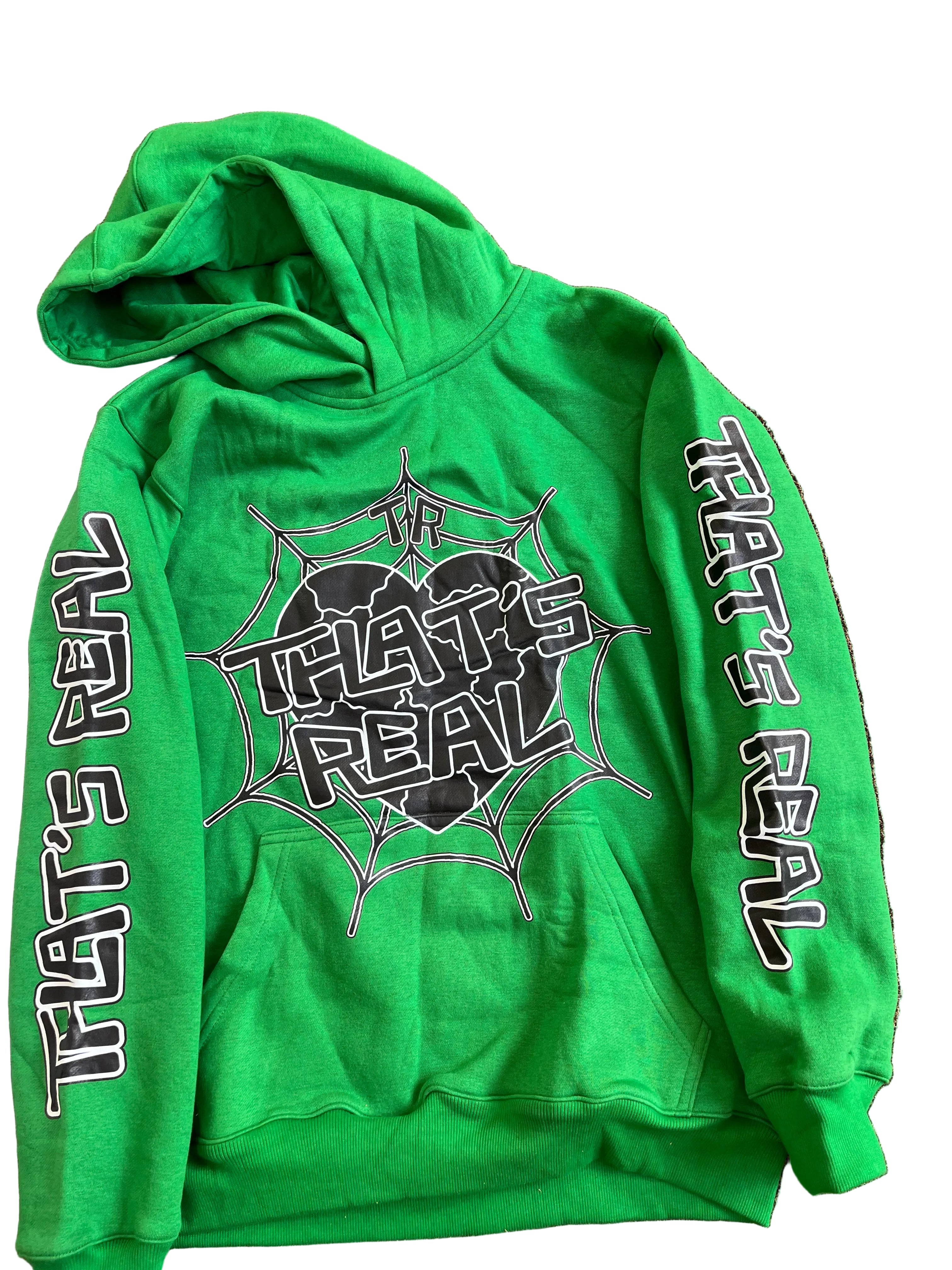 Green&Black That’s Real Hoodie
